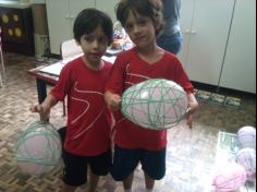 Oficina de decoração pascoalina no 1º ano A